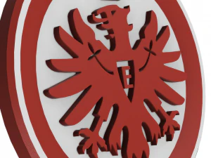 Eintracht Frankfurt Wall Emblem 3D Print Model