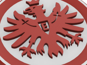 Eintracht Frankfurt Wall Emblem 3D Druckmodell