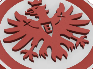 Eintracht Frankfurt Wall Emblem 3D Print Model