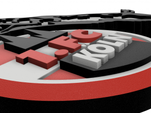 1 FC Koln Wall Emblem 3D Print Model