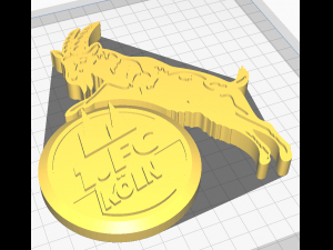1 FC Koln Wall Emblem 3D Print Model