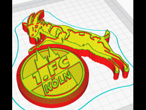 1 FC Koln Wall Emblem 3D Print Model