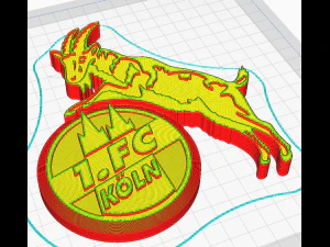 1 FC Koln Wall Emblem 3D Print Model