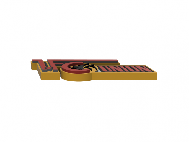 Download 1 FC Union Berlin Wall Emblem 3D Model
