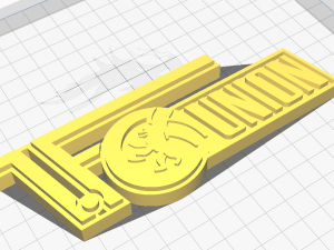 1 FC Union Berlin Wall Emblem 3D-printmodel