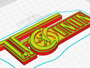 1 FC Union Berlin Wall Emblem 3D-printmodel