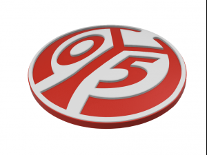 Mainz 05 Wall Emblem 3D Принт Модель