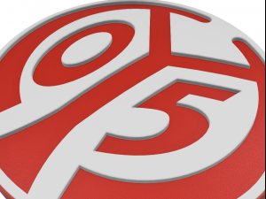 Mainz 05 Wall Emblem 3D Принт Модель
