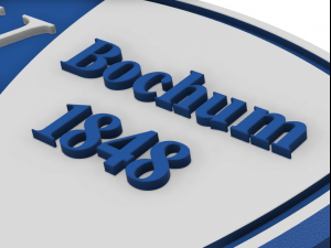 VFL Bochum Wall Emblem 3D Print Model