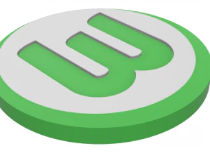 VFL Wolsburg Wall Emblem 3D Print Model