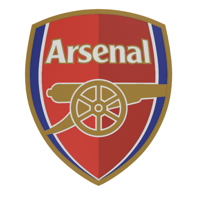 Download Arsenal FC Wall Emblem 3D Model