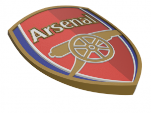 Arsenal FC Wall Emblem 3D Print Model
