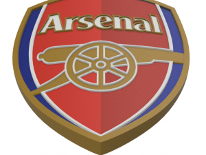 Arsenal FC Wall Emblem 3D-Druckmodell