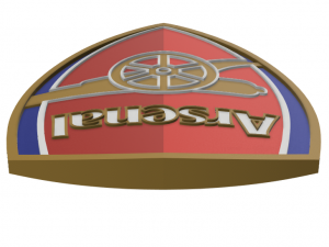 Arsenal FC Wall Emblem 3D-Druckmodell
