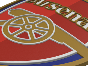 Arsenal FC Wall Emblem 3D-Druckmodell