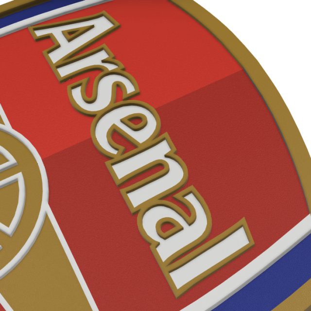 Download Arsenal FC Wall Emblem 3D Model