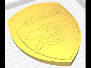 Arsenal FC Wall Emblem 3D Print Model