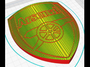 Arsenal FC Wall Emblem 3D Print Model