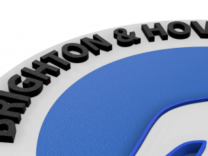 Brighton Hove Albion Wall Emblem 3D Print Model