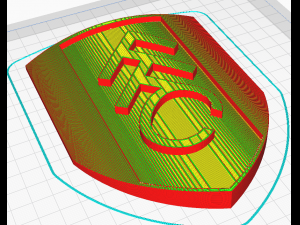 Fulham FC Wall Emblem Model Cetak 3D