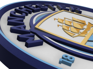 Fulham FC Wall Emblem Model Cetak 3D