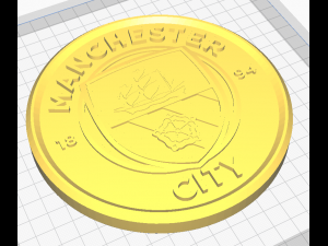 Fulham FC Wall Emblem Model Cetak 3D