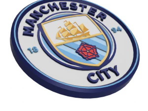 Stemma da muro del Manchester City FC Modello di stampa 3D