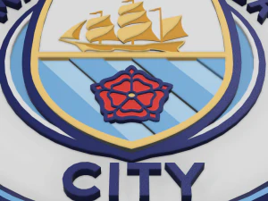 Manchester City FC Wall Emblem 3D Print Model