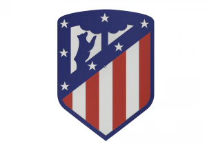 Atletico Madrid Wall Emblem 3D Print Model