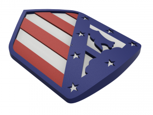 Atletico Madrid Wall Emblem Modello di stampa 3D