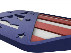 Atletico Madrid Wall Emblem 3D Print Model
