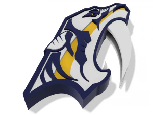 Nashville Predators Wall Emblem 3D Print Model