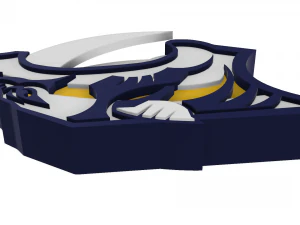 Nashville Predators Wall Emblem 3D Print Model