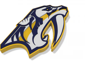 Nashville Predators Wall Emblem 3D Print Model
