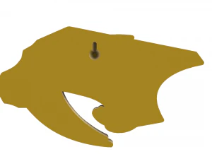 Nashville Predators Wall Emblem 3D Print Model