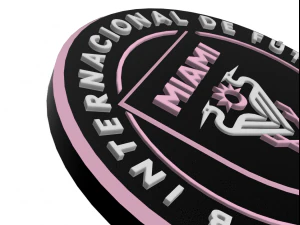 Inter Miami CF Wall Emblem 3D Print Model