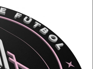 Inter Miami CF Wall Emblem 3D Print Model