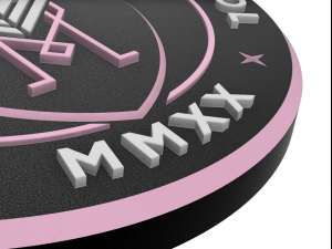 Inter Miami CF Wall Emblem Model do druku 3D