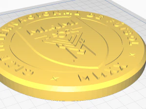 Inter Miami CF Wall Emblem 3D Print Model