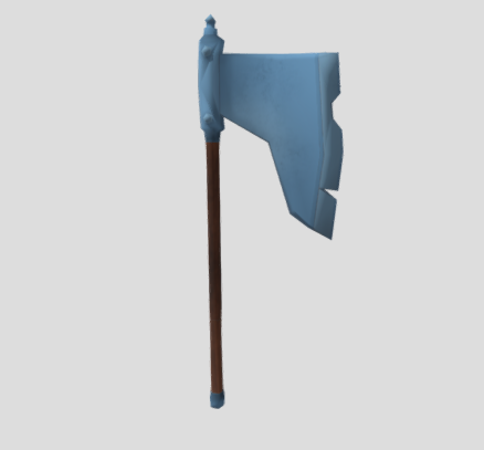 axe low poly 3D 모델 .c4d .max .obj .3ds .fbx .stl .blend