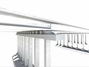 bridge concrete structures 3D Model