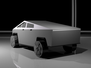 tesla cybertruck Model 3D