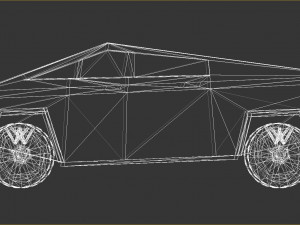 tesla cybertruck Model 3D