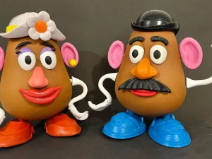 Mr and Mrs Potato Head Toy Story 3D Print Model