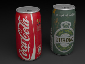 coldrink cane 3D 模型