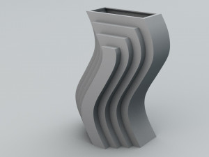structural vase Model do druku 3D