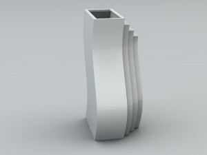 structural vase Model do druku 3D