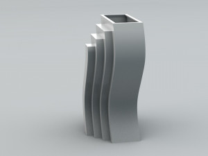structural vase Model do druku 3D