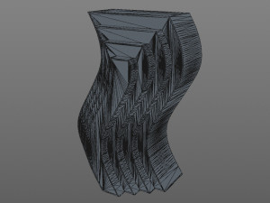 structural vase Model do druku 3D