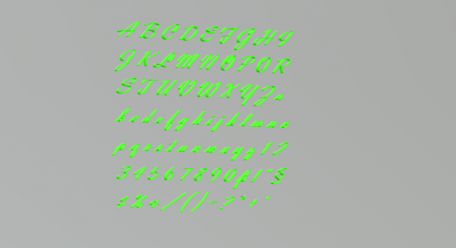 3dtext 3D Model .c4d .max .obj .3ds .fbx .stl .blend 